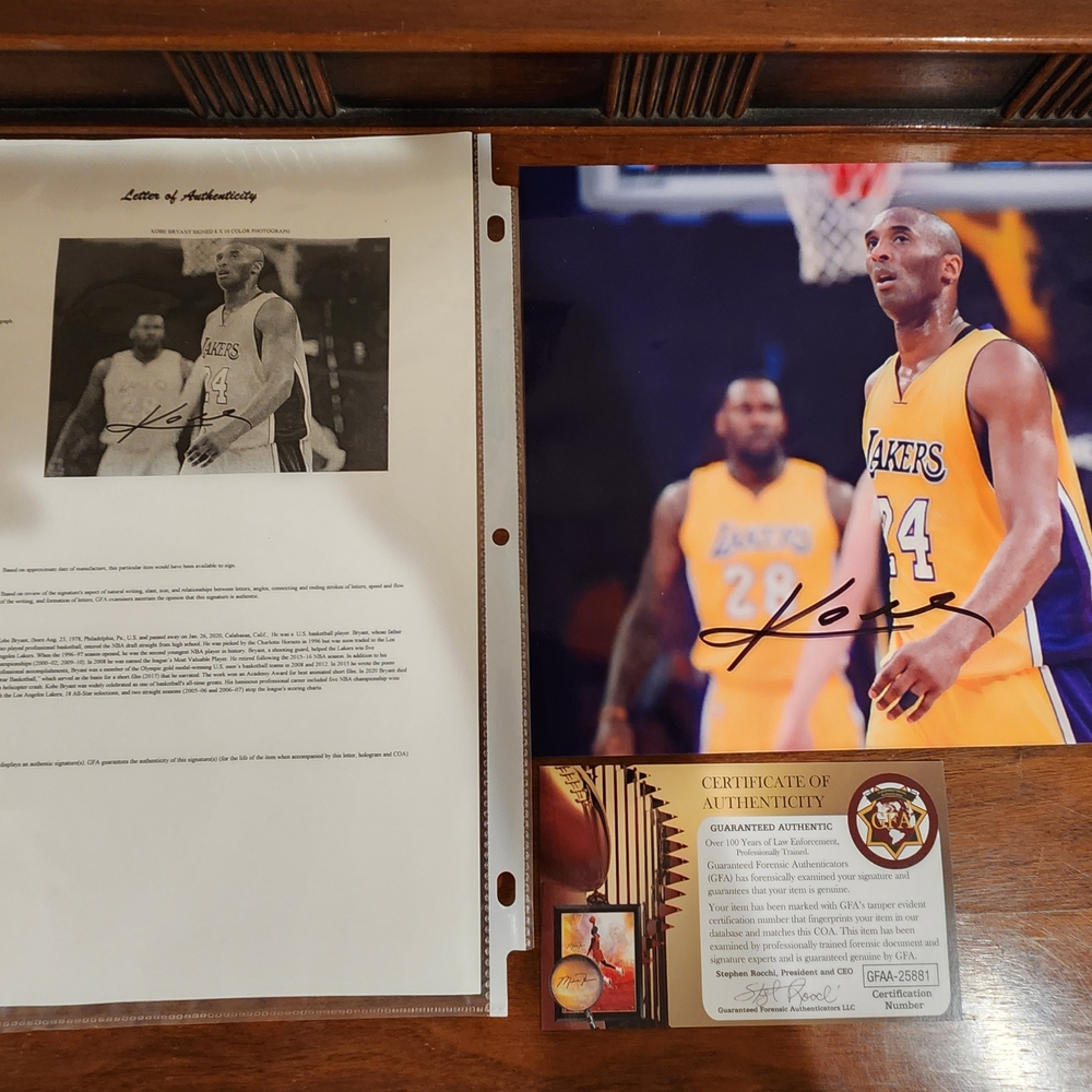 Signed Basketball Memorabilia with Certificate of Authenticity